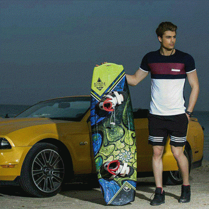 تصویر  تی شرت مردانه دو رنگ ( نخ پنبه.  پارچه ترک ) Jack & Jones