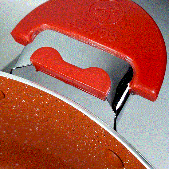 تصویر  سرویس قابلمه  7 پارچه گرانیتی مهسا قرمز