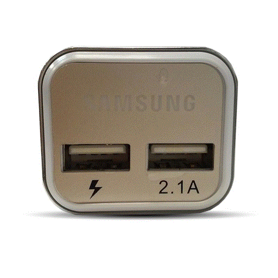 تصویر  شارژر فندکی دو پورت اصلی سامسونگ Samsung charger