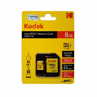 تصویر  کارت حافظه  Emtec Kodak 8GB