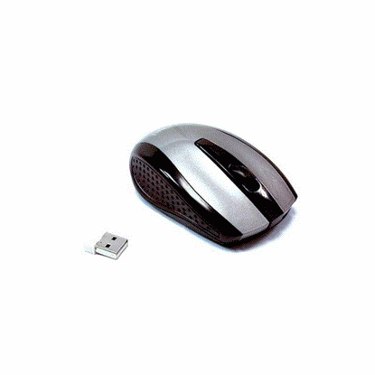 تصویر  موس بی سیم وایرلس کاسی نقره ای  MW-2.4G