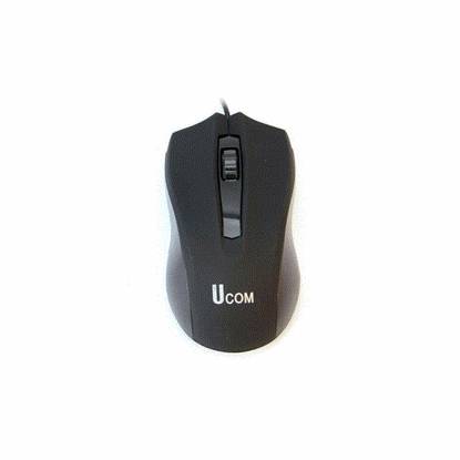 تصویر  موس مشکی سیم دار یوکام M-6467