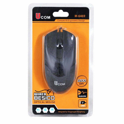 تصویر  موس یوکام مشکی M-6469
