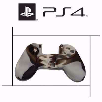 تصویر  روکش دسته پلی استیشن PS4‬‎ کرم چریکی