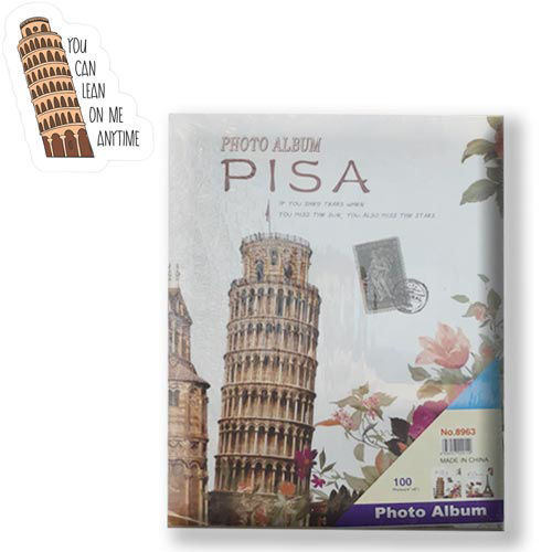 تصویر  آلبوم عکس طرح Pisa با ظرفیت 100 عکس