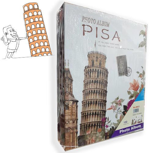 تصویر  آلبوم عکس طرح Pisa با ظرفیت 100 عکس