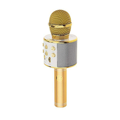 میکروفون اسپیکر رنگ طلایی