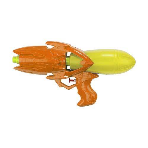 تصویر  اسباب بازی تفنگ آبپاش بزرگ تسما نارنجی زرد