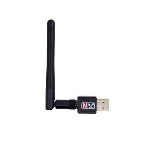 تصویر  کارت شبکه USB بی سیم مدل 802.11N آنتن کوتاه