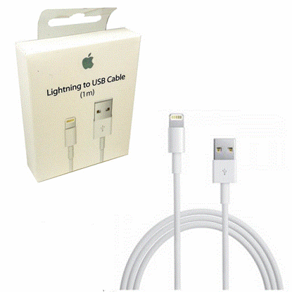 تصویر  کابل شارژ آیفون iphone charger cable