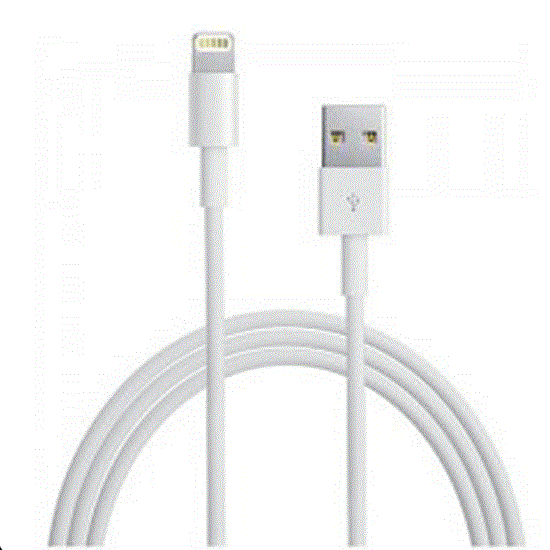 تصویر  کابل شارژ آیفون iphone charger cable