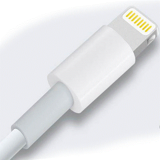 تصویر  کابل شارژ آیفون iphone charger cable