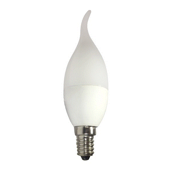 لامپ LED شمعی مات  7 وات آفتابی