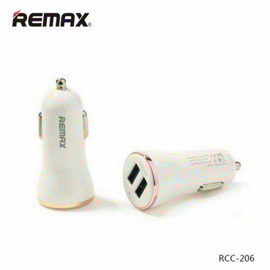 شارژر فندکی دو پورت ریمکس مدل REMAX charger RCC206