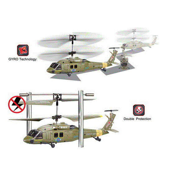 تصویر  هلیکوپتر کنترلی سایما Flying Syma S102G Helicopters