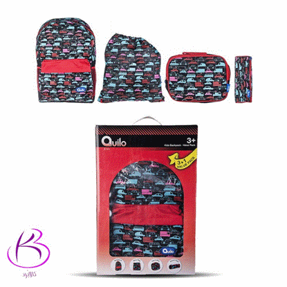 تصویر  پک کوله پشتی کوییلو طرح ماشین Quilo Car Design