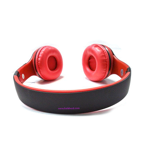 تصویر  هدفون رویال قرمز مدل ROYAL wireless Headphone RH-812