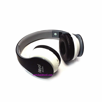 تصویر  هدفون حرفه ای رویال مشکی مدل RH-814
