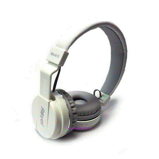 تصویر  هدفون رویال سفید مدل ROYAL wireless Headphone RH-813