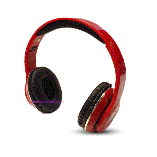 تصویر  هدفون رویال قرمز مدل ROYAL wireless Headphone RH-811
