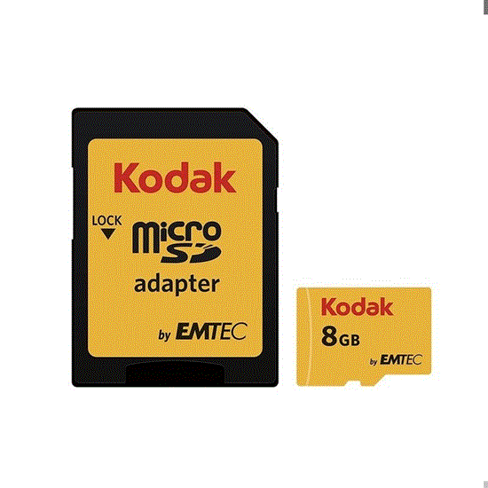 تصویر  کارت حافظه  Emtec Kodak 8GB