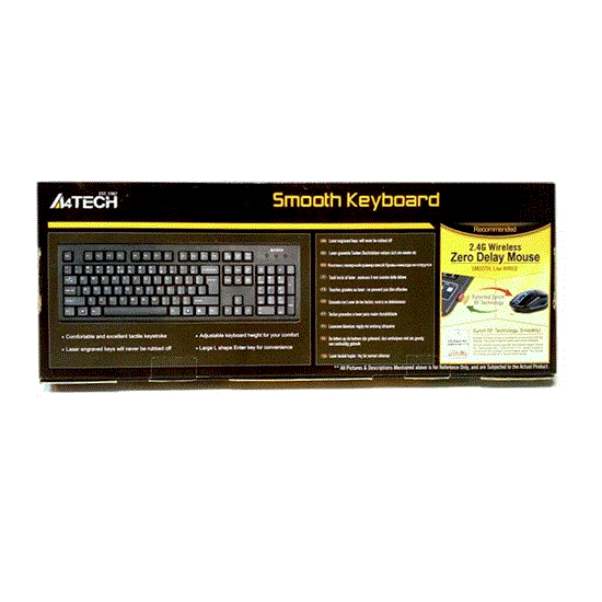 تصویر  کیبرد ای فورتک مدل A4Tech Keyboard Km-720