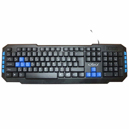 تصویر  کیبورد با سیم ونوس مدل PV-K168