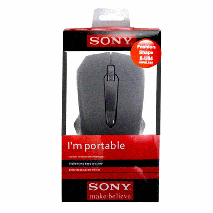 تصویر  موس سونی مشکی مدل S-U04