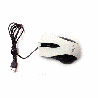 تصویر  موس رویال سفید مدل  M128