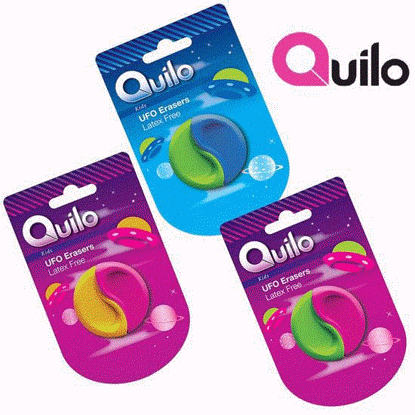 تصویر  پاک کن کوییلو آلمانی دو تایی طرح سفینه Quilo UFO