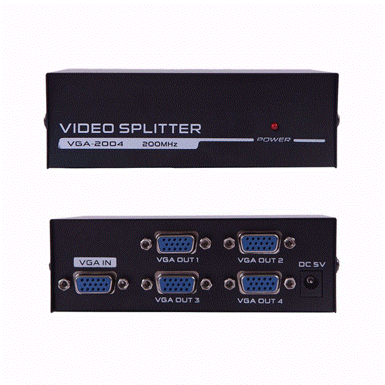 تصویر  اسپلیتر و سوییچ رویال مدل VGA-2004