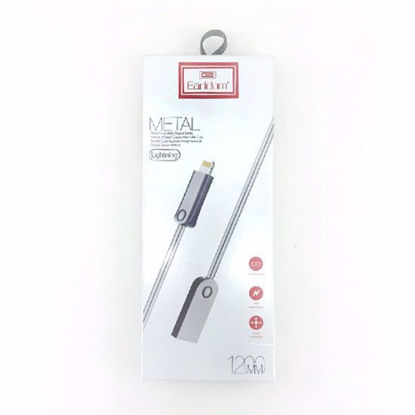تصویر  کابل تبدیل USB به لایتنینگ ارلدام مدل EC-057I طول 1.2M