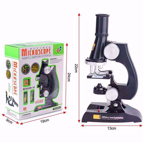 ابعاد میکروسکوپ و جعبه