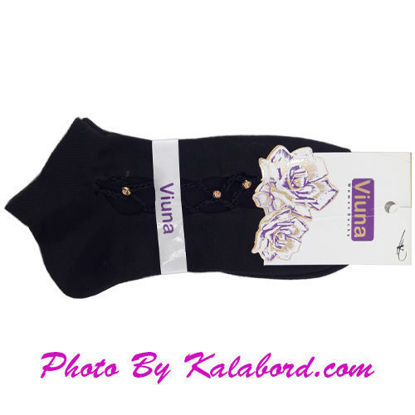 جوراب بغل گیپور نگین دار ویونا