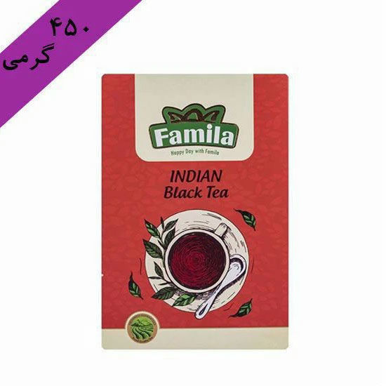 تصویر  چای هندوستان فامیلا حجم 450 گرم