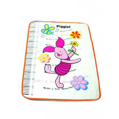 تصویر  زیرانداز کودک فیروز طرح پیگلت سفید نارنجی