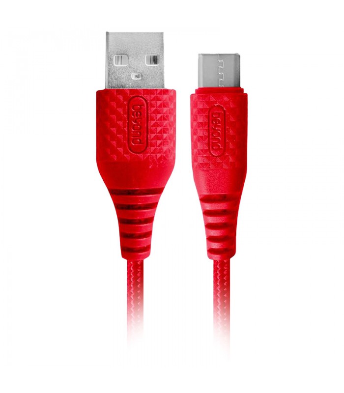 تصویر  کابل تبدیل USB به Micro USB بیاند مدل BA-300 قرمز