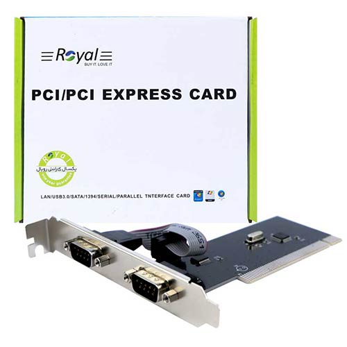 کارت اینترنال Royal RP-232 PCI SERIAL