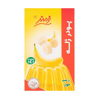 تصویر  پودر ژله فرمند طعم موز وزن 100 گرم