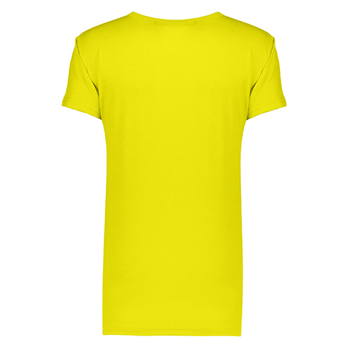 تصویر  تی شرت زرد طرح گربه کد 402