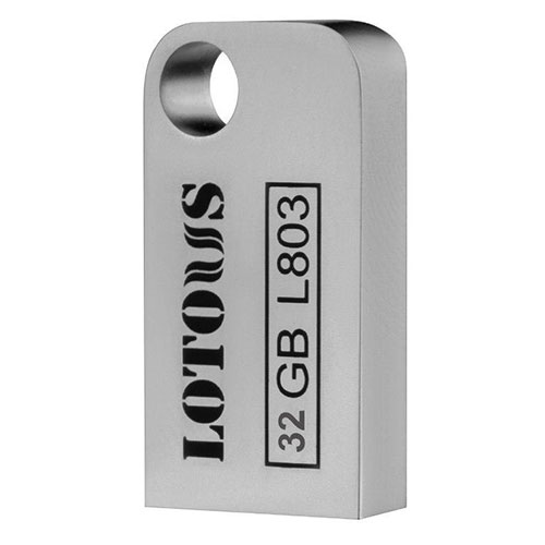 تصویر  فلش مموری لوتوس مدل USB 2.0 L-803 ظرفیت 32GB نقره ای