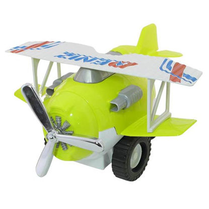 تصویر  هواپیما اسباب بازی دنیز رنگ سبز