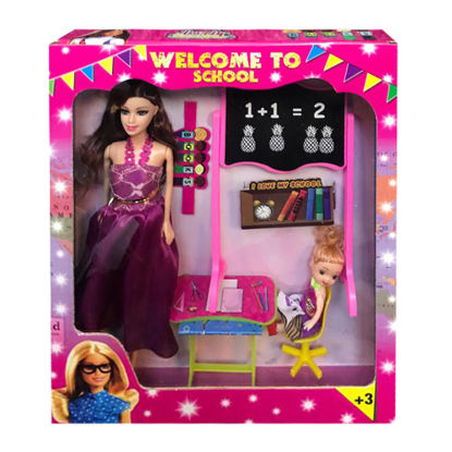 تصویر  باربی معلم کد 19