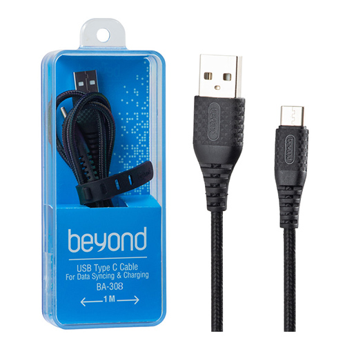 کابل تبدیل USB به USB-C بیاند مدل BA-308 مشکی