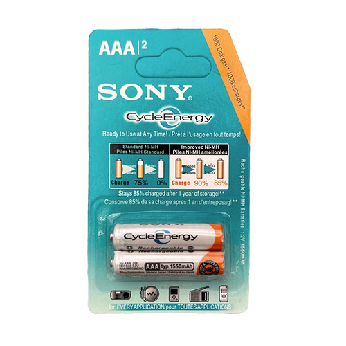 باتری نیم قلم sony قابل شارژ
