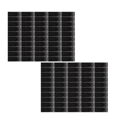 تصویر  لیبل و برچسب صفحه کیبورد مشکی بسته 100