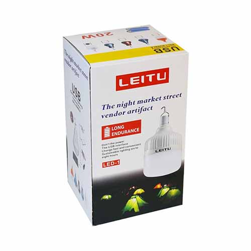 تصویر  لامپ شارژی ال ای دی 20 وات لیتو مدل LED-1