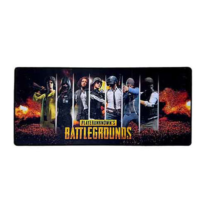 تصویر  پد موس گیمینگ رویال پابجی طرح کارکتر ها مدل RP-130