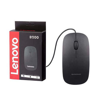 تصویر  ماوس با سیم لنوو مدل B200