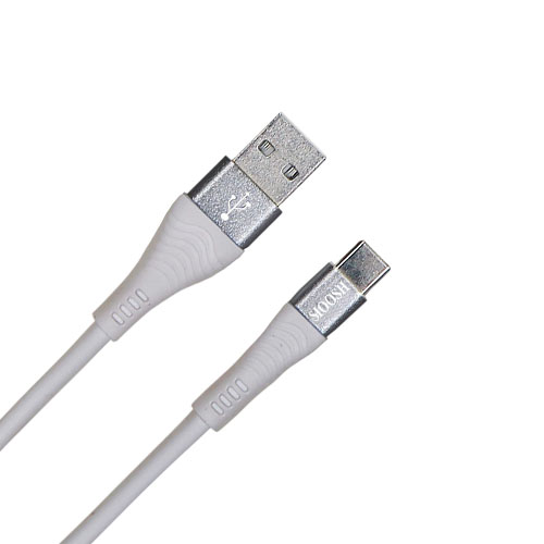 تصویر  کابل تبدیل USB به USB-C شوش مدل SH406C طول 1.1 متر